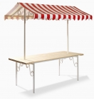 Market Stand France Red/white